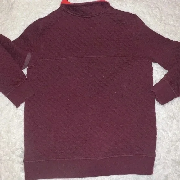 Patagonia Quilted Snap T Button Size Womens Large Red - Picture 4 of 4